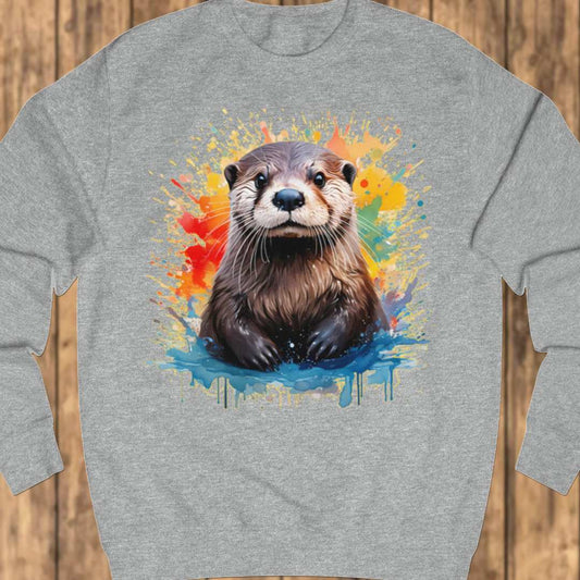 Otter splash sweatshirt