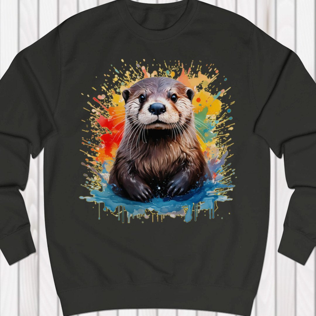 Otter splash sweatshirt
