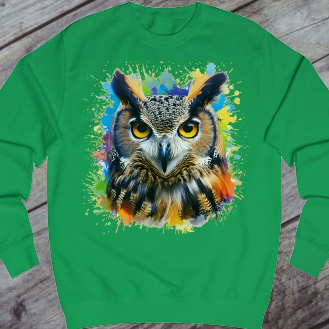 Uil splash sweatshirt