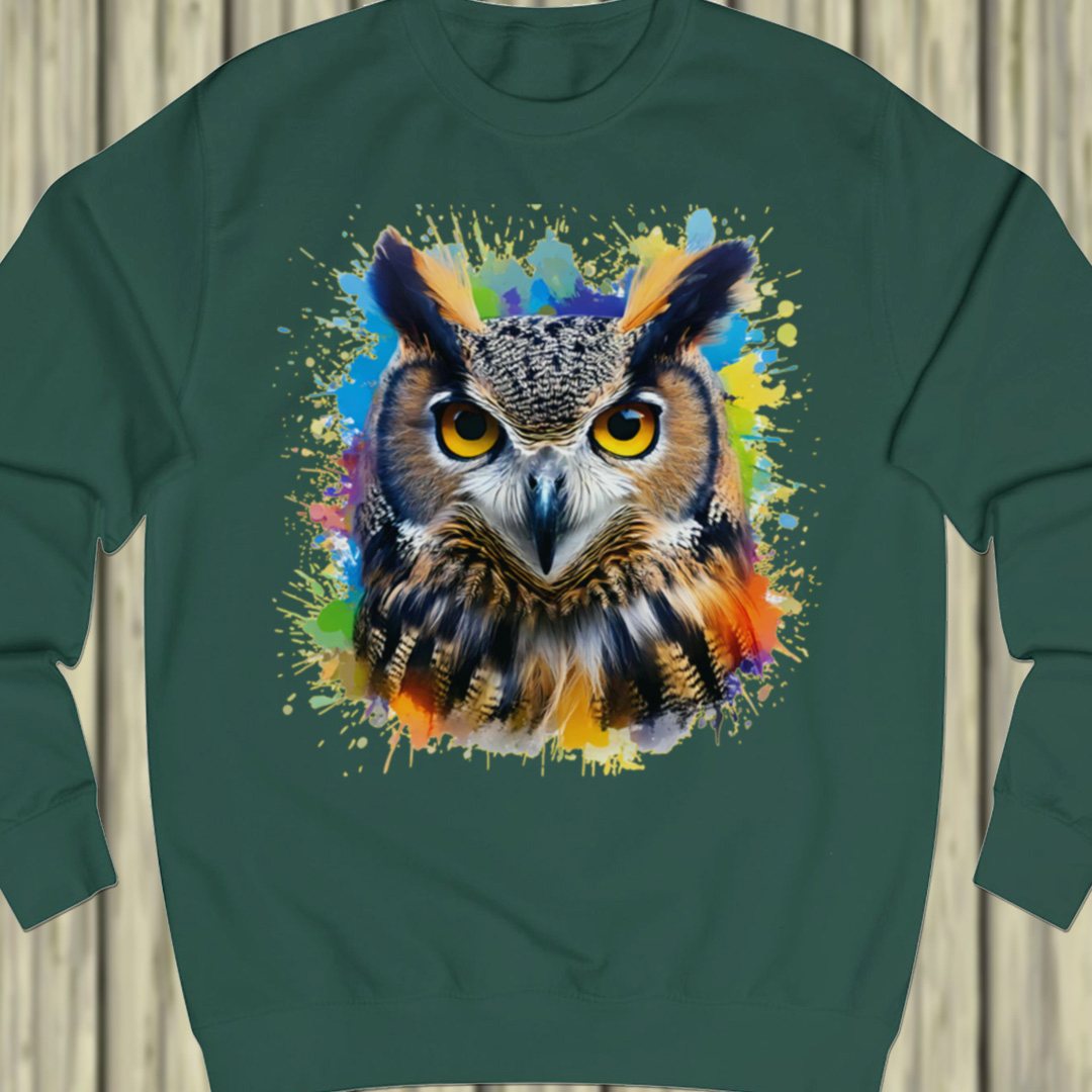 Uil splash sweatshirt