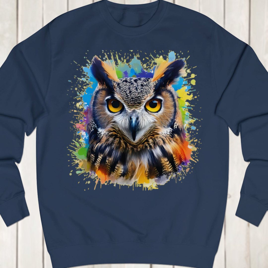 Uil splash sweatshirt