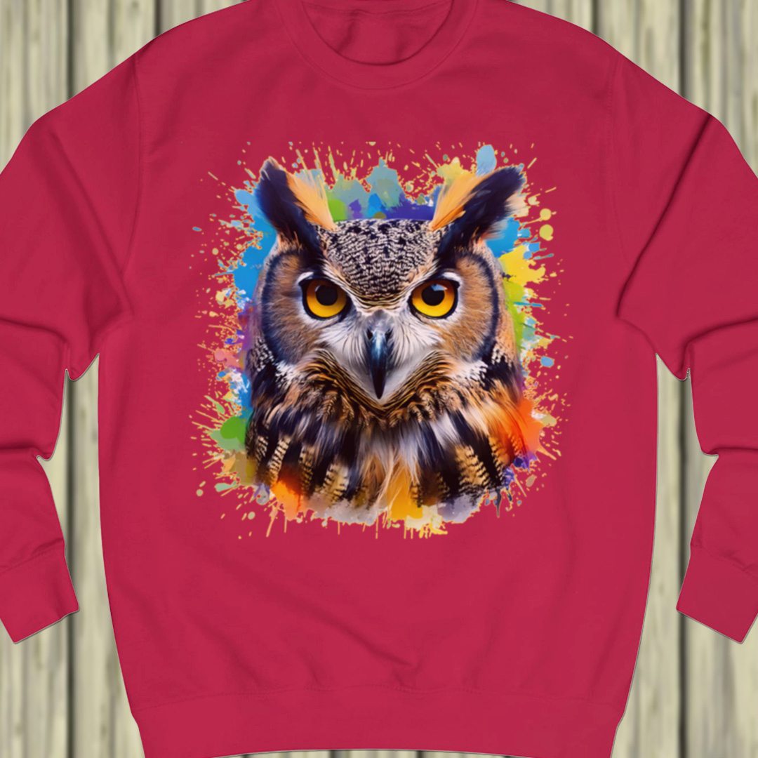 Uil splash sweatshirt