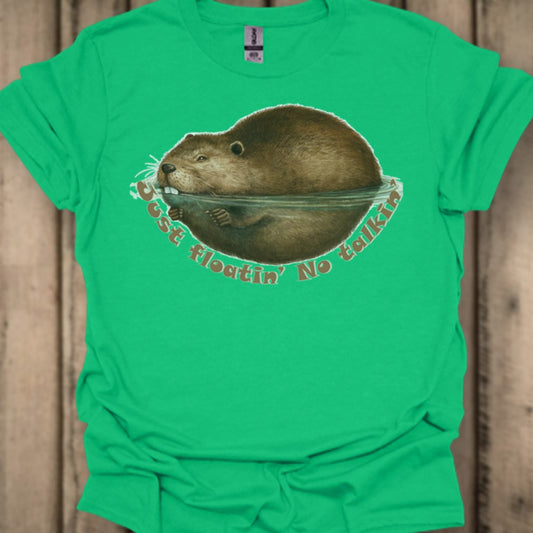Just Floatin' No Talkin' T‑Shirt