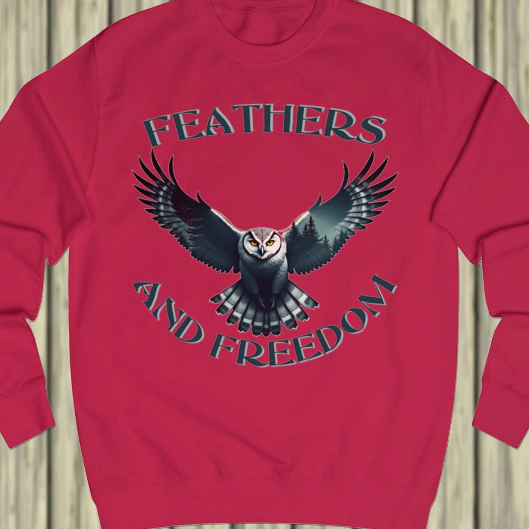 Feathers and Freedom sweatshirt