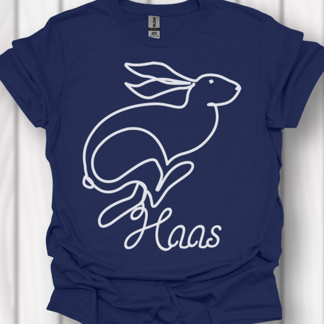 Hare line drawing white timeless T-shirt