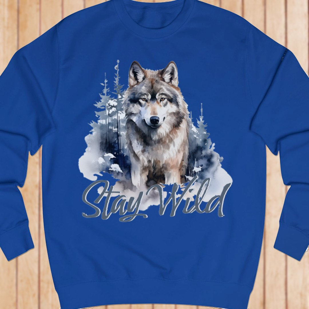 Wolf Stay Wild sweatshirt