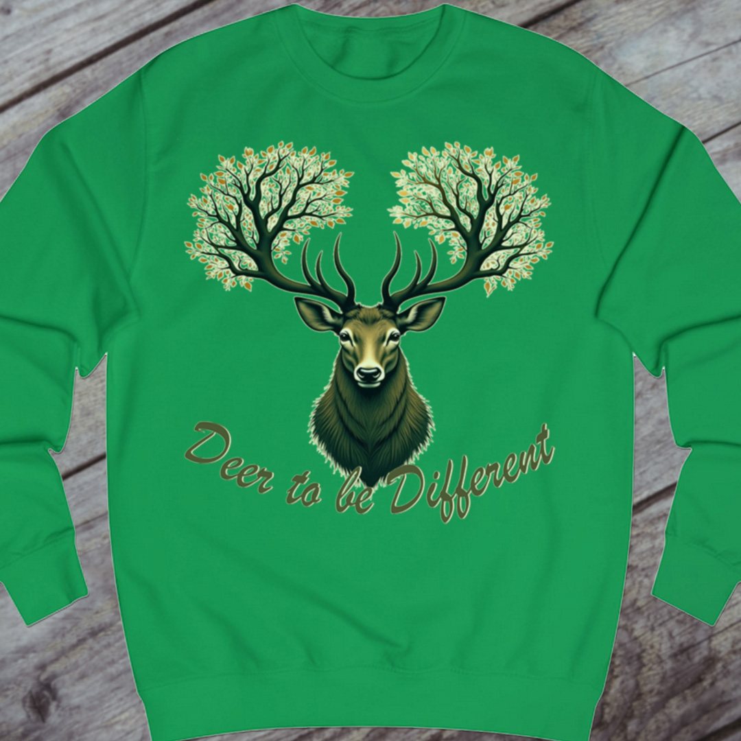 Deer to be Different sweatshirt