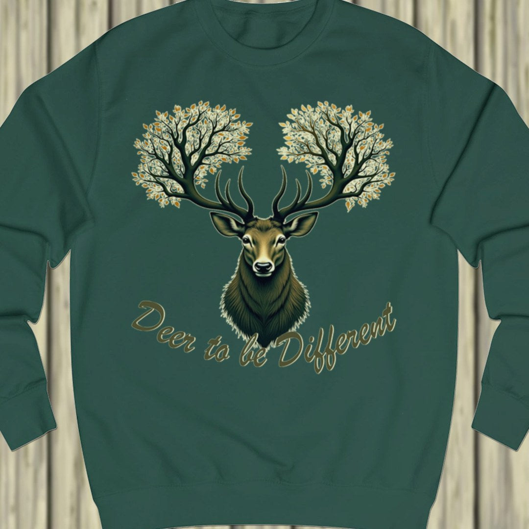 Deer to be Different sweatshirt