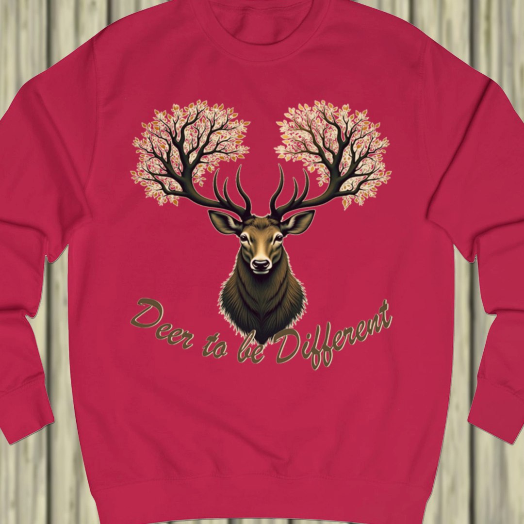 Deer to be Different sweatshirt