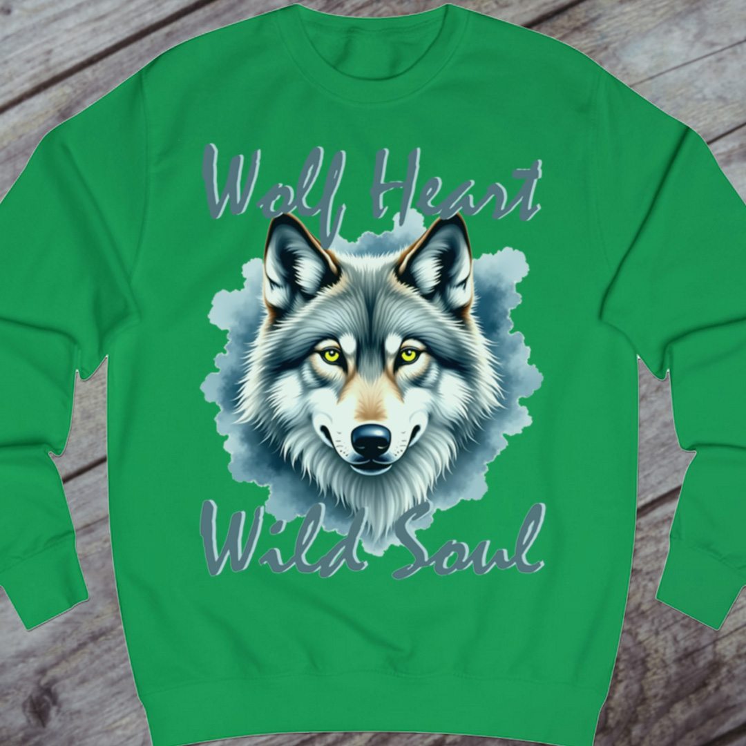 Wolf Heart Wild Soul sweatshirt