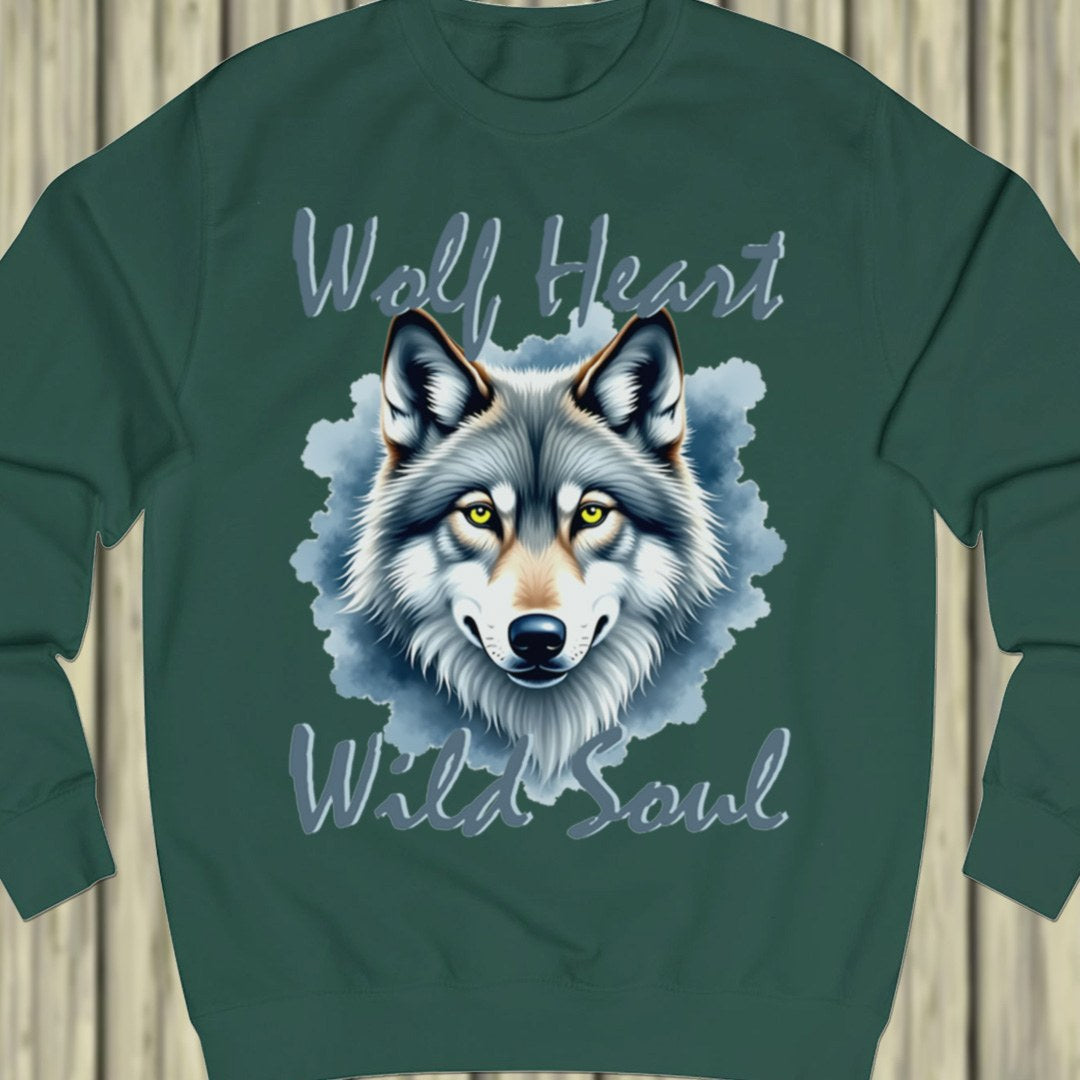Wolf Heart Wild Soul sweatshirt