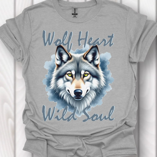 Wolf Heart Wild Soul T‑Shirt