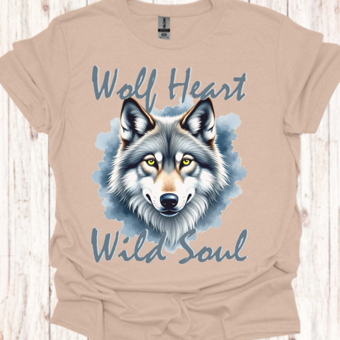 Wolf Heart Wild Soul T‑Shirt