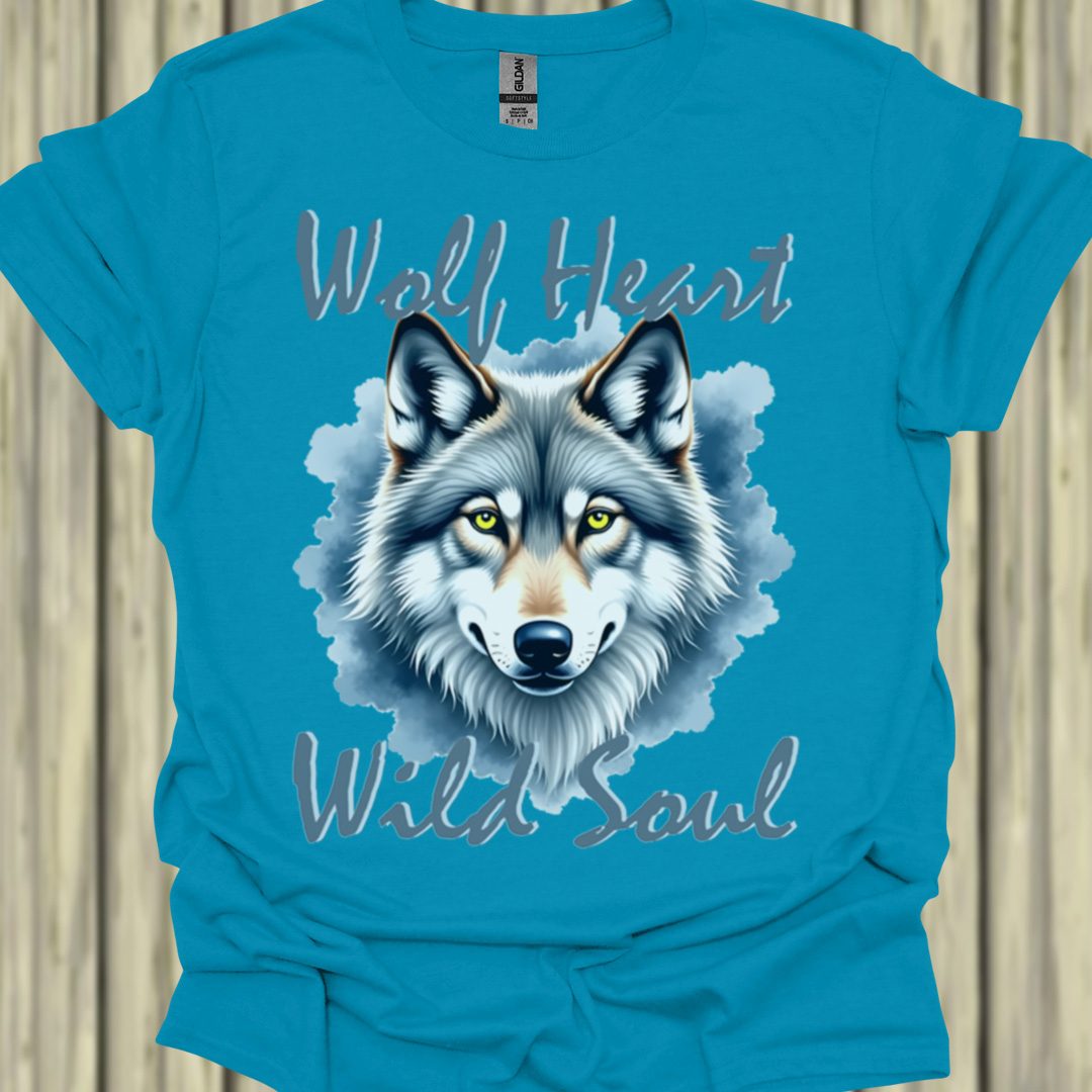 Wolf Heart Wild Soul T‑Shirt