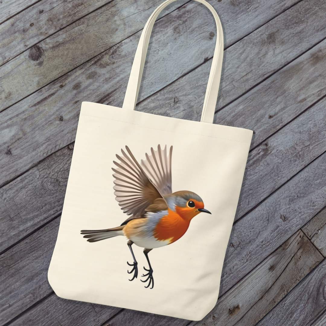 Tote Bag Vliegend Roodborstje