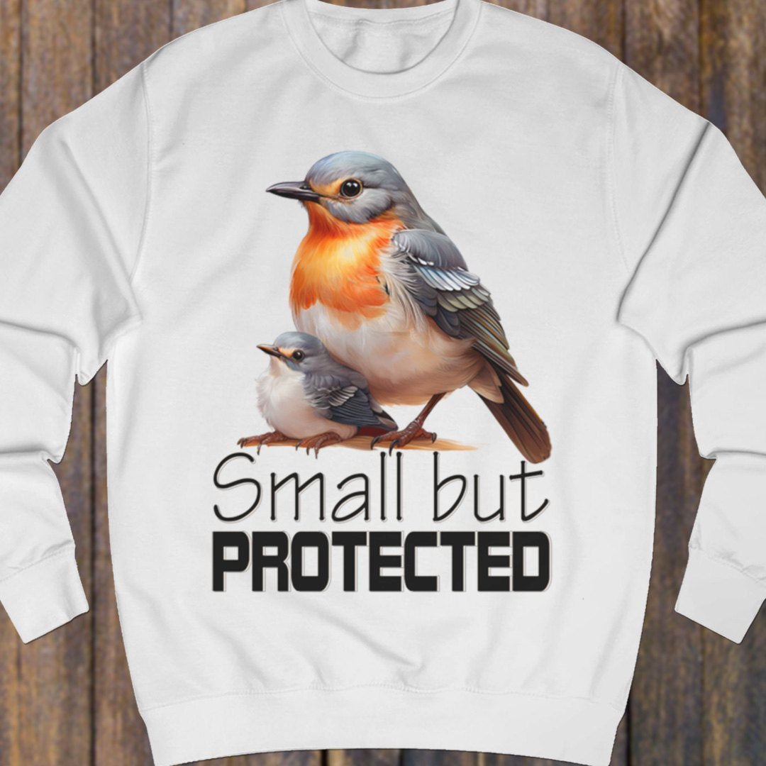 Small but Protected Roodborstje sweatshirt