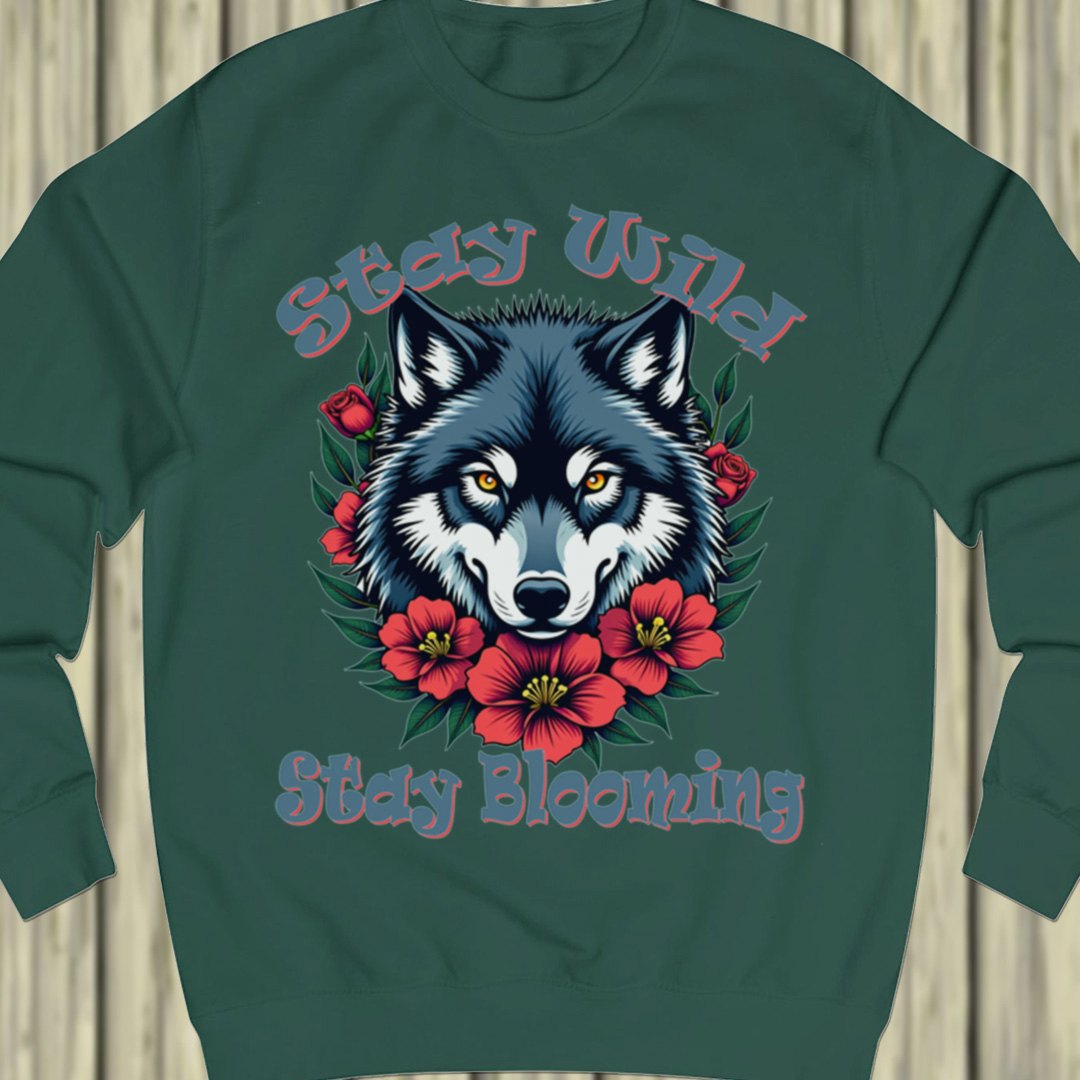 Stay Wild Stay Blooming sweatshirt
