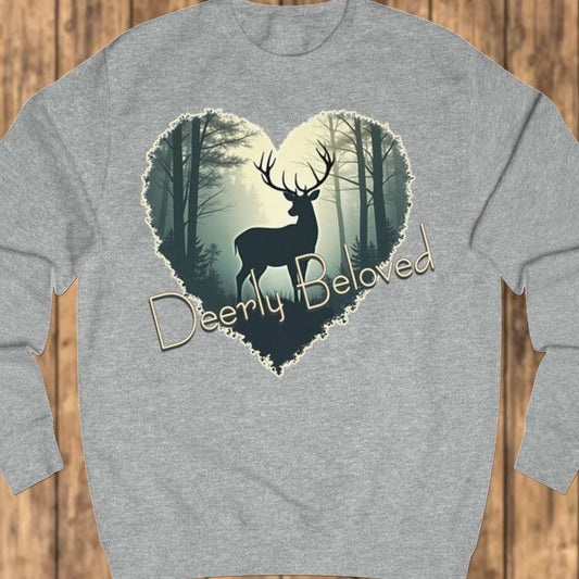 Deerly Beloved hartvorm sweatshirt