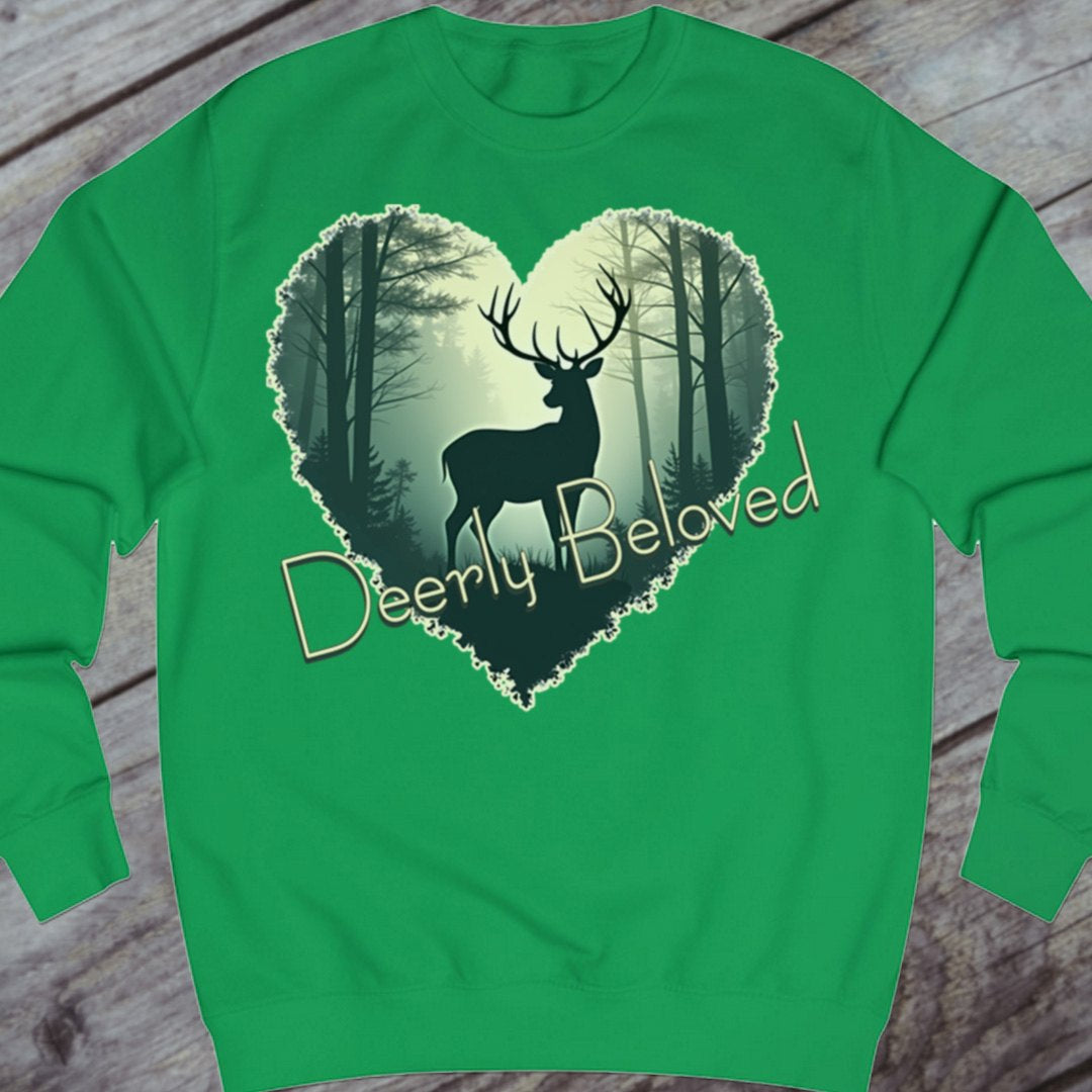 Deerly Beloved hartvorm sweatshirt