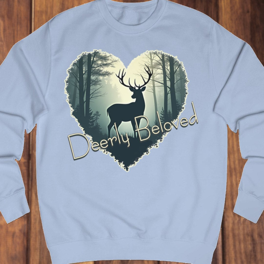 Deerly Beloved hartvorm sweatshirt
