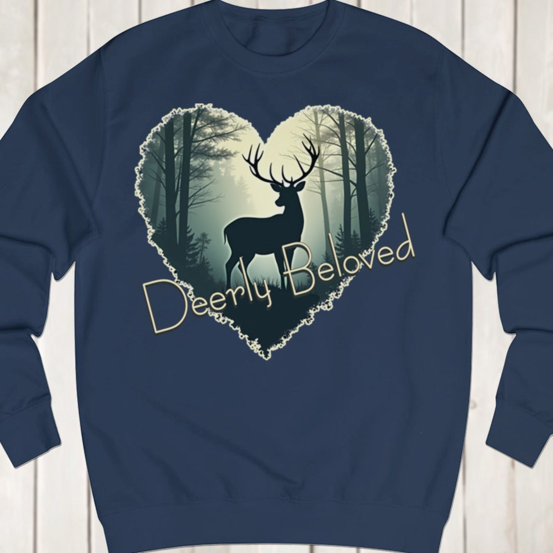 Deerly Beloved hartvorm sweatshirt