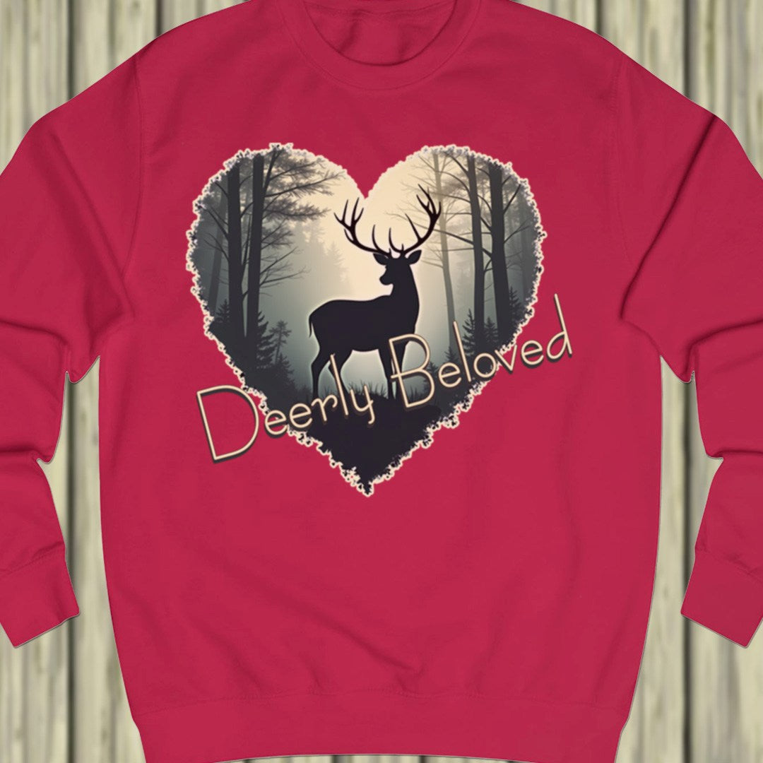 Deerly Beloved hartvorm sweatshirt