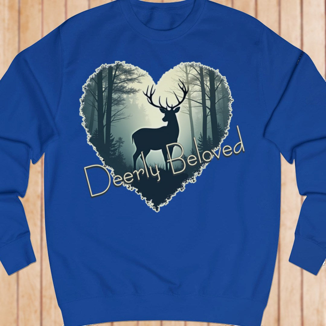 Deerly Beloved hartvorm sweatshirt