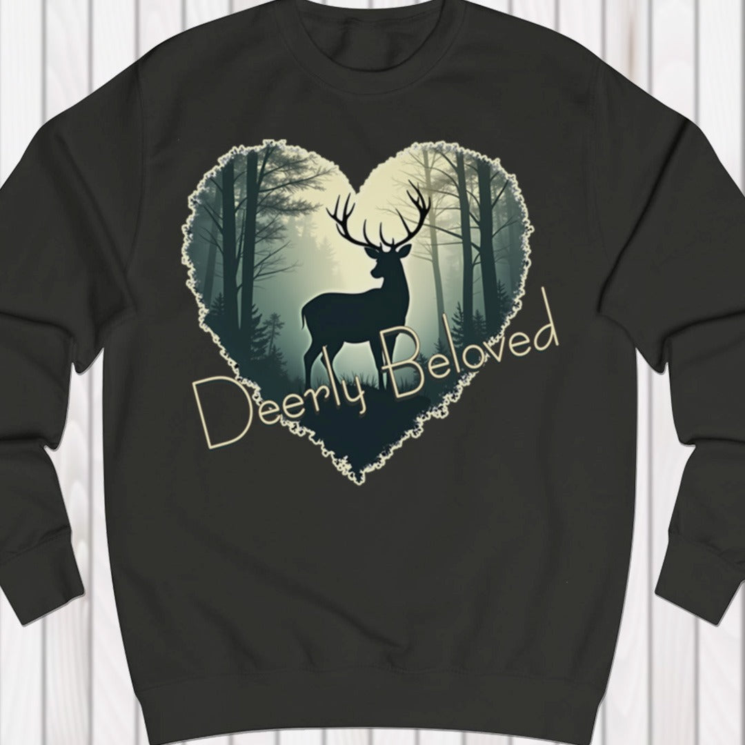 Deerly Beloved hartvorm sweatshirt