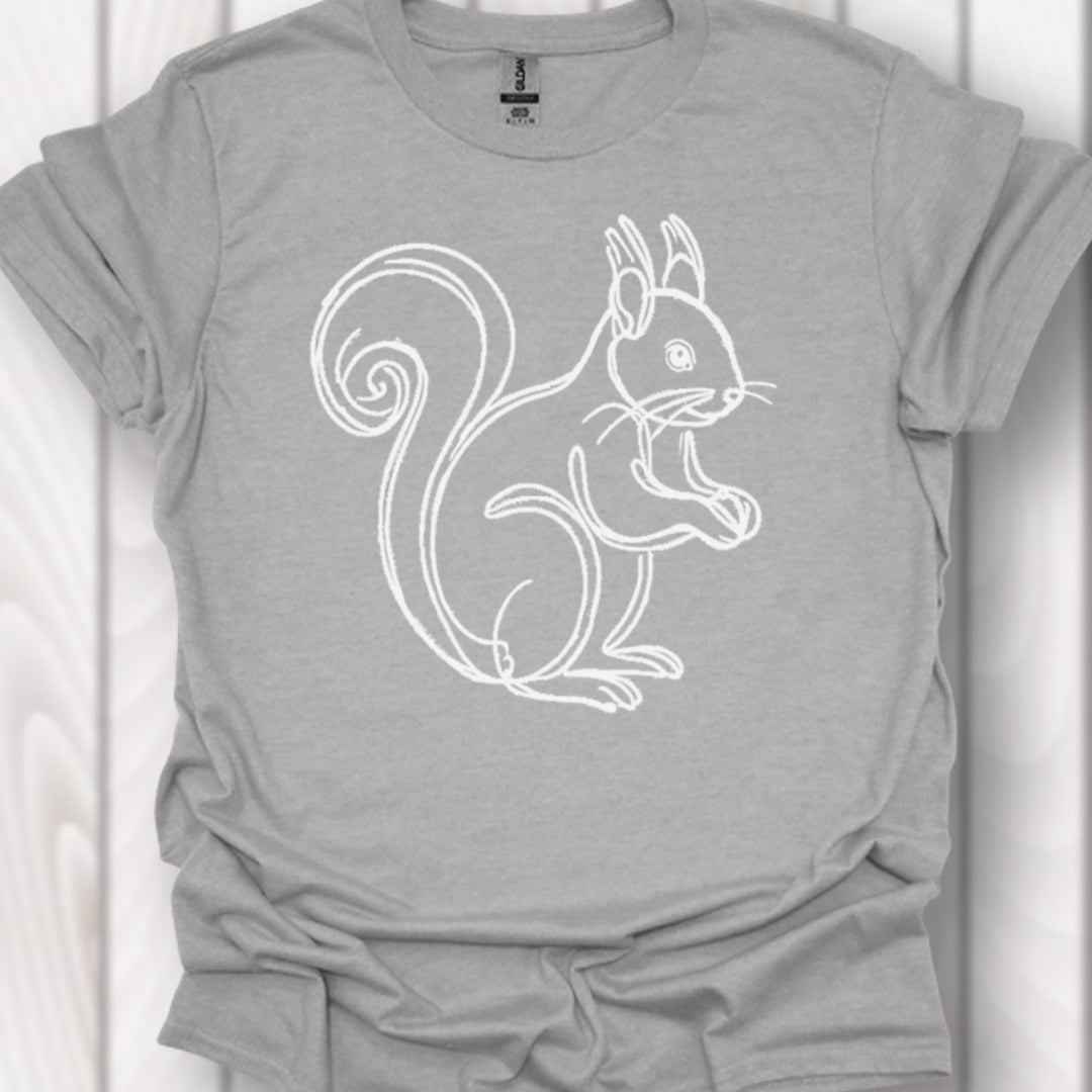 Squirrel white timeless T-shirt