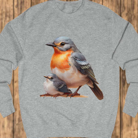 Roodborstje met Jong sweatshirt