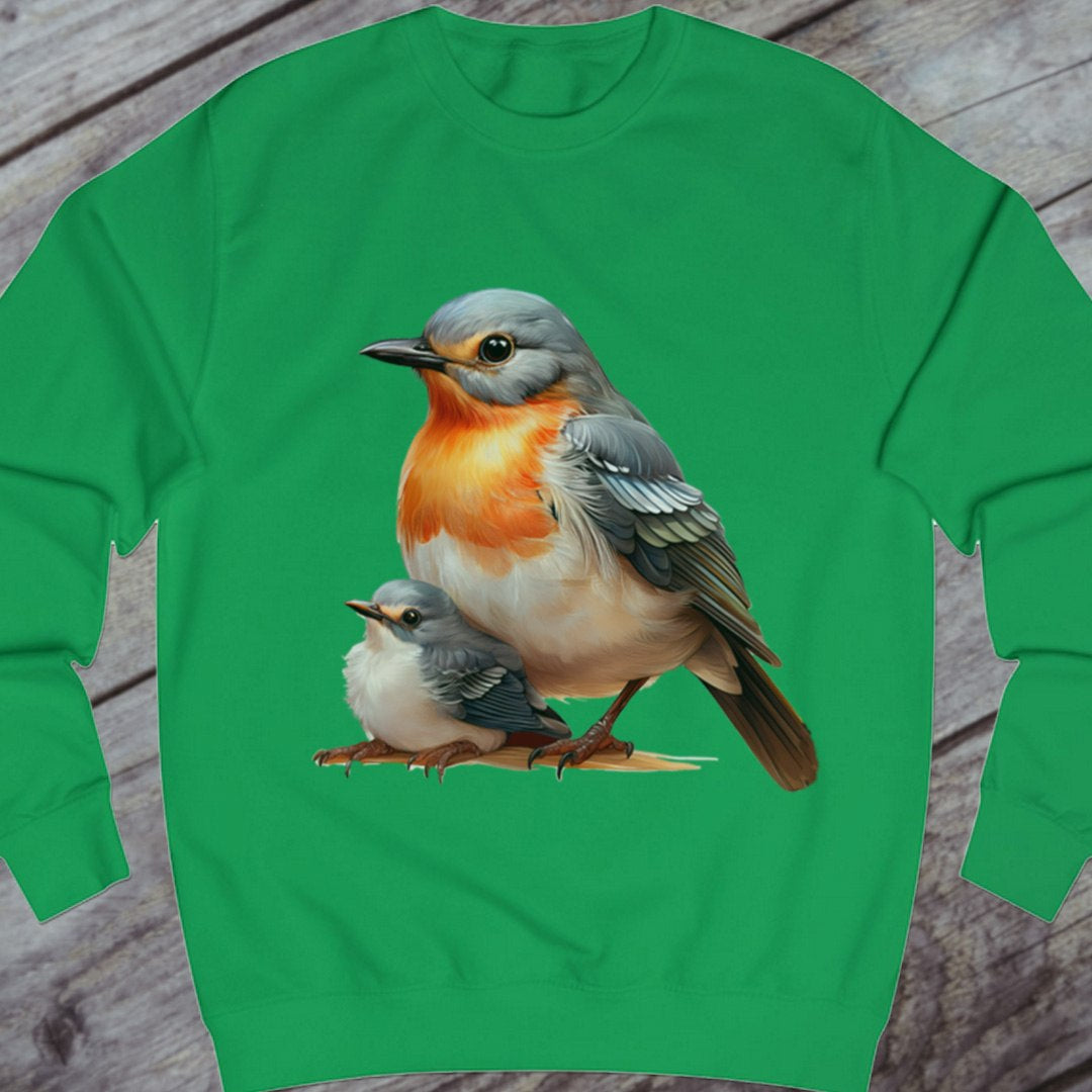 Roodborstje met Jong sweatshirt