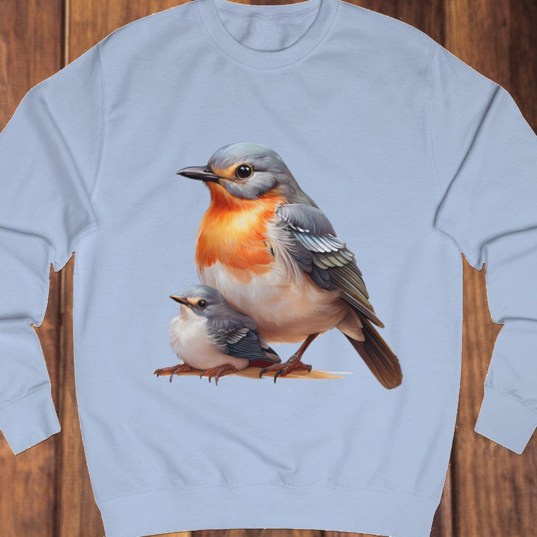 Roodborstje met Jong sweatshirt
