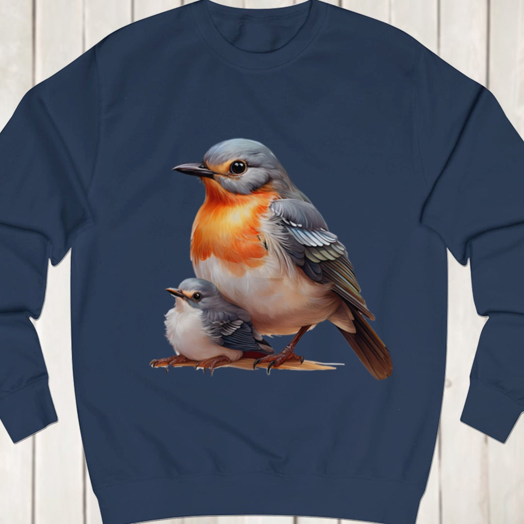 Roodborstje met Jong sweatshirt