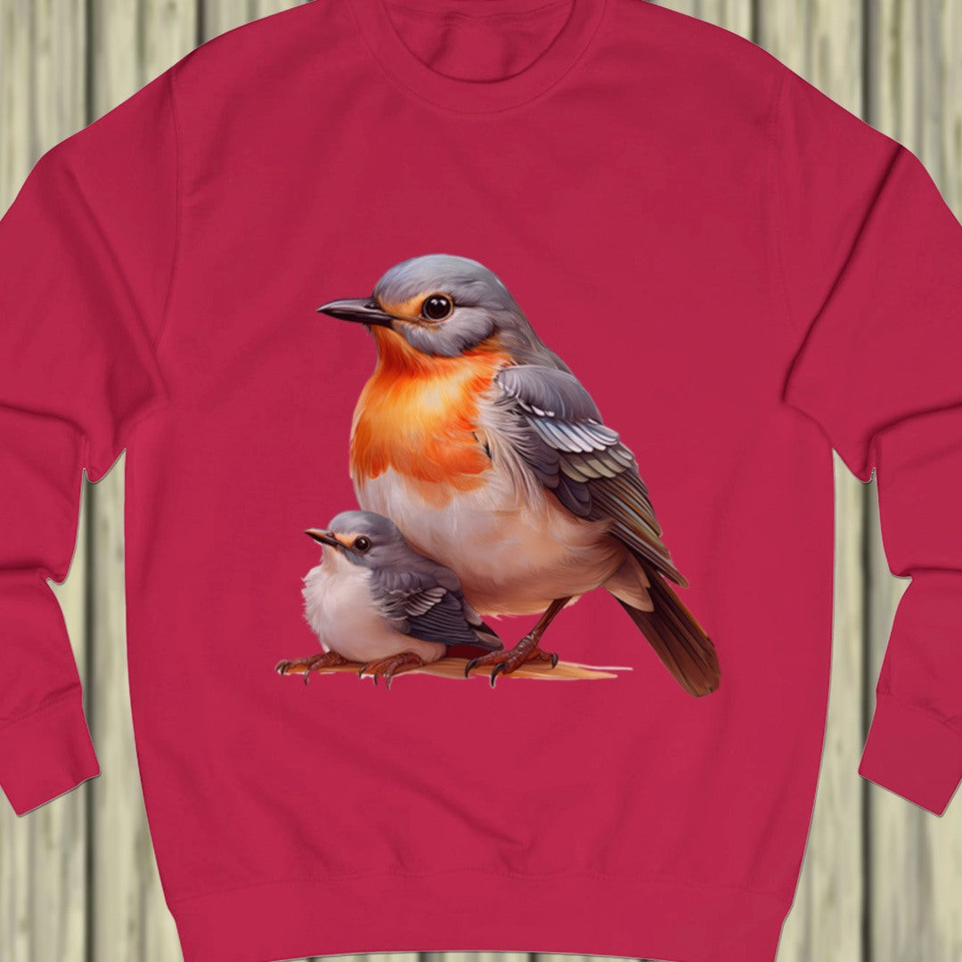 Roodborstje met Jong sweatshirt