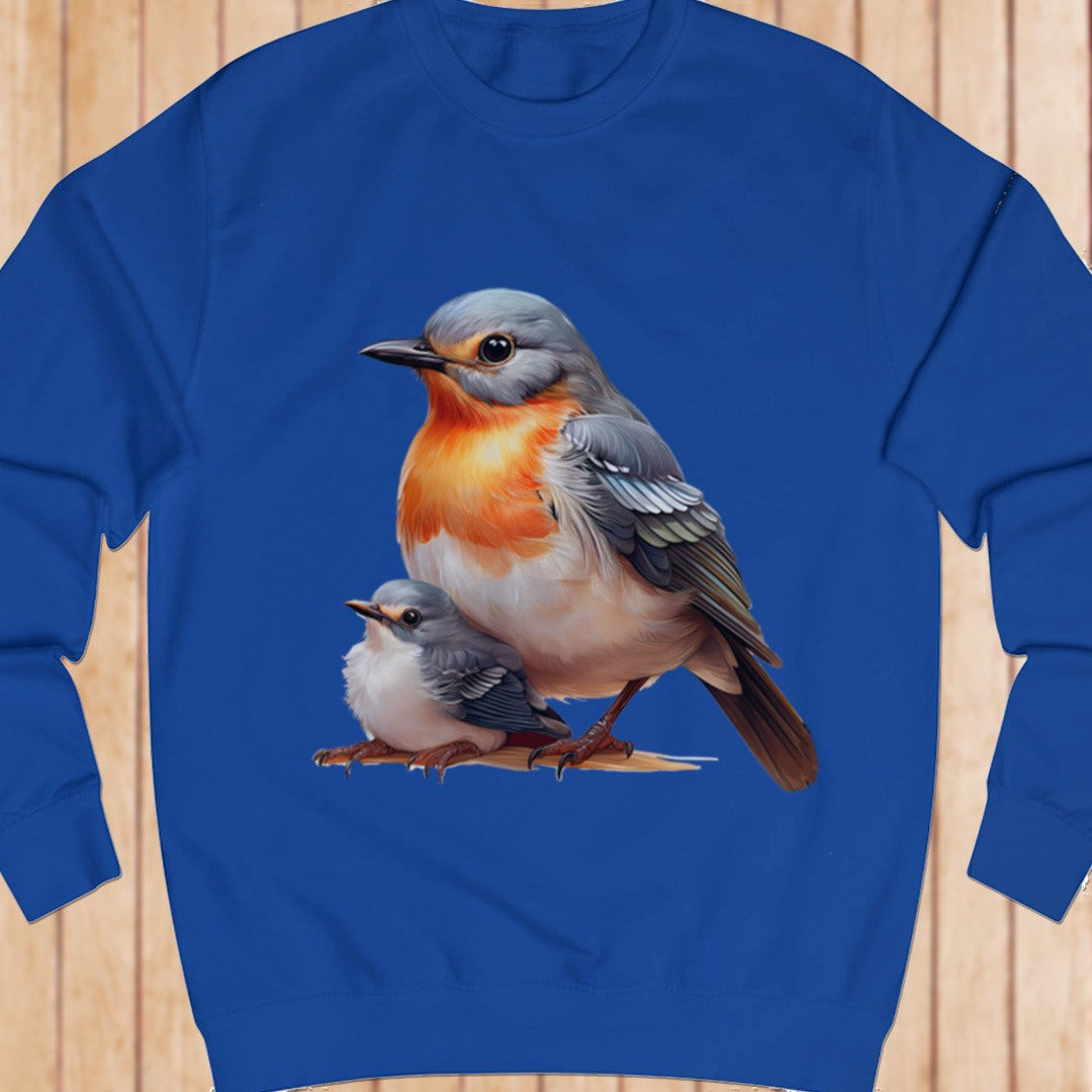 Roodborstje met Jong sweatshirt