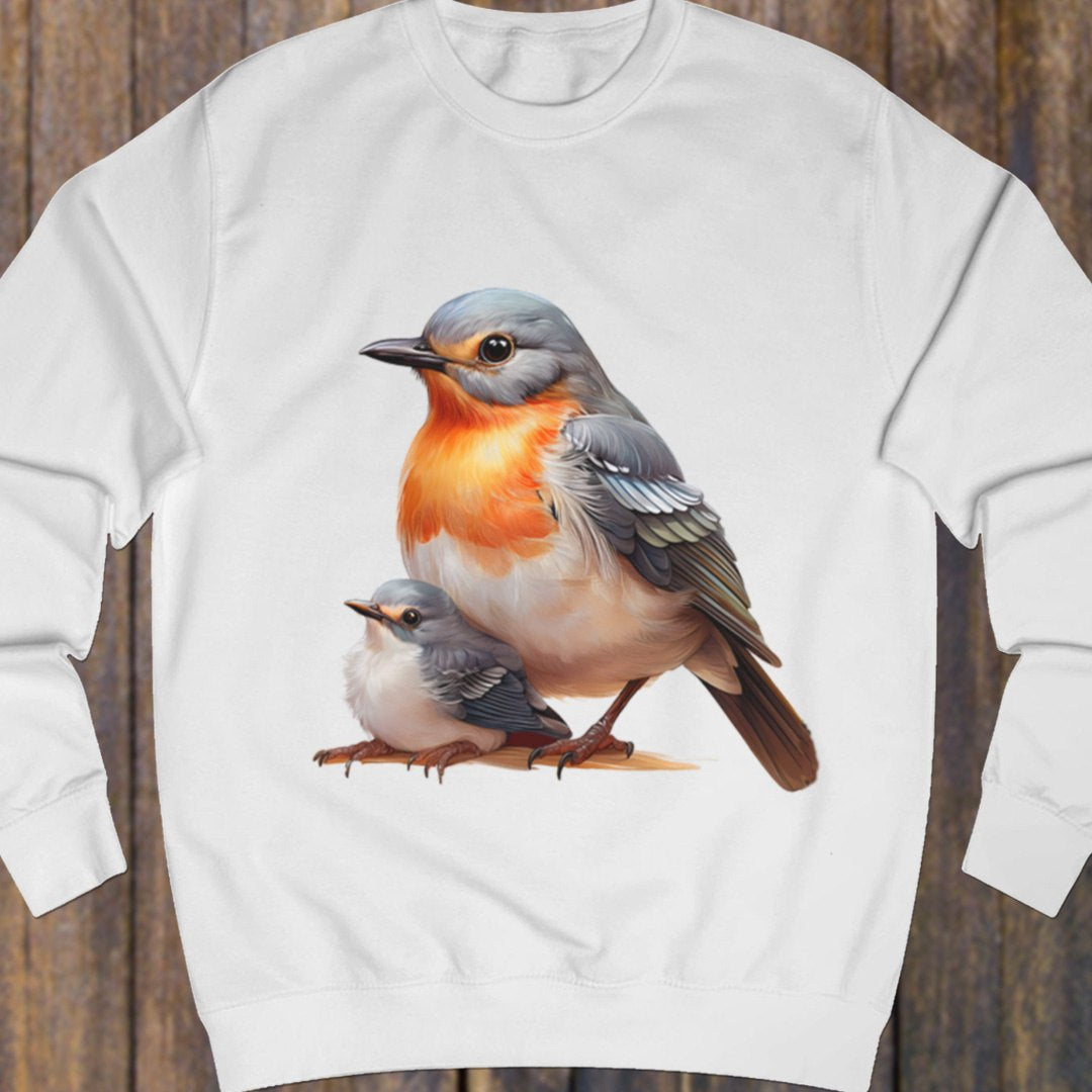 Roodborstje met Jong sweatshirt