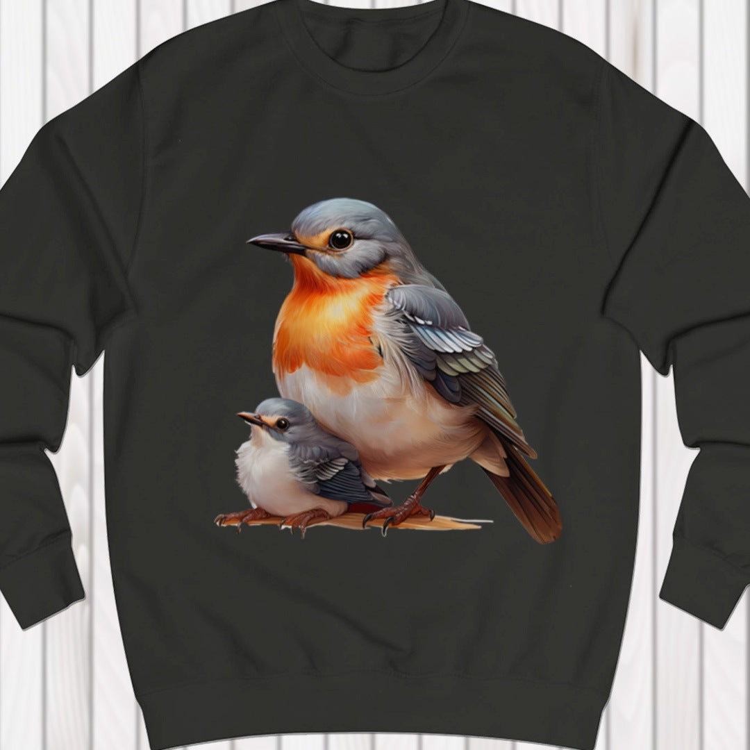 Roodborstje met Jong sweatshirt