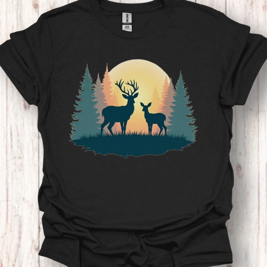 Moeder Hert en Kalf T‑Shirt
