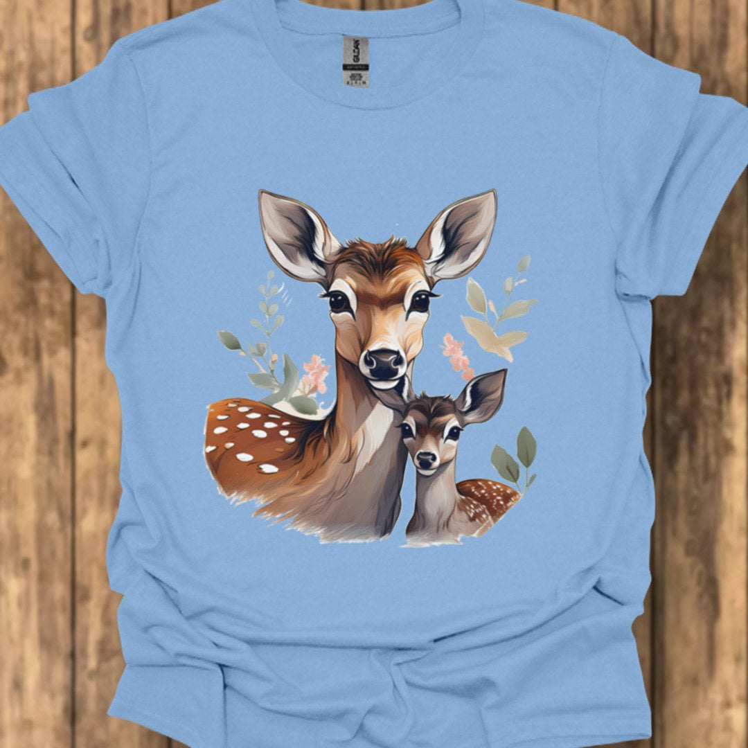 Hert Moeder en Kalf T‑Shirt