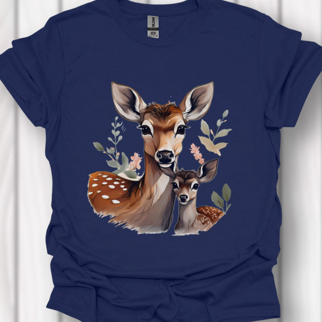 Hert Moeder en Kalf T‑Shirt