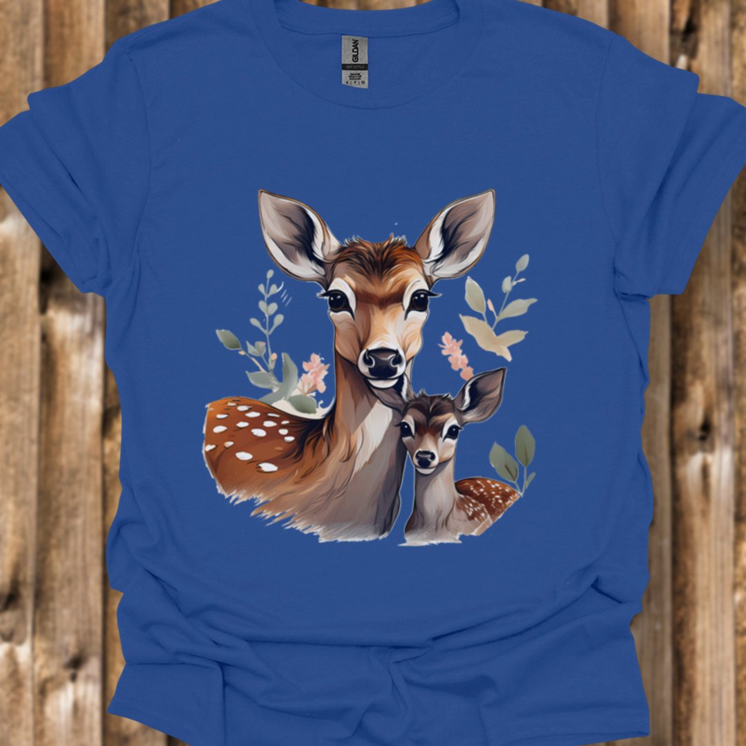 Hert Moeder en Kalf T‑Shirt