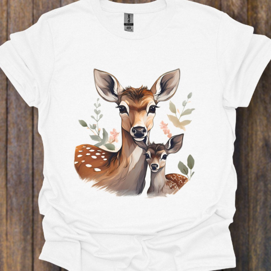 Hert Moeder en Kalf T‑Shirt