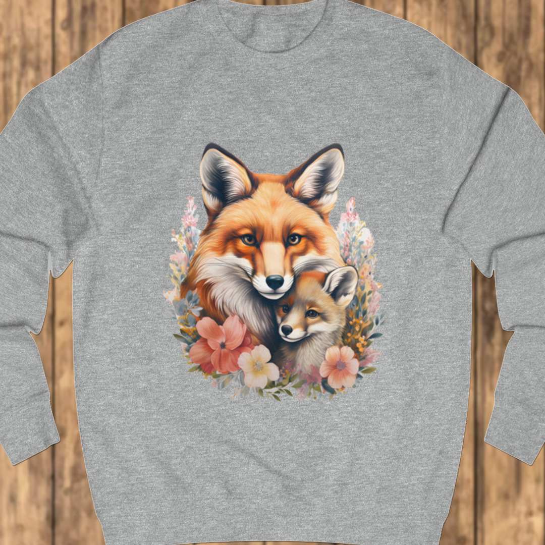 Vos met jong sweatshirt