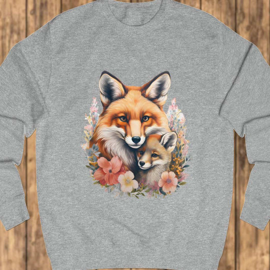 Vos met jong sweatshirt