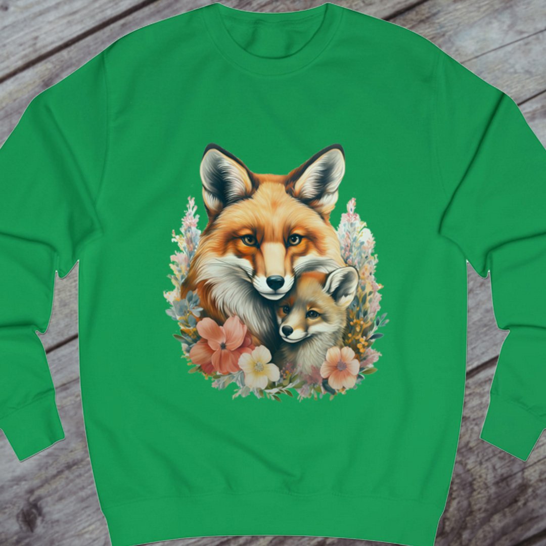 Vos met jong sweatshirt