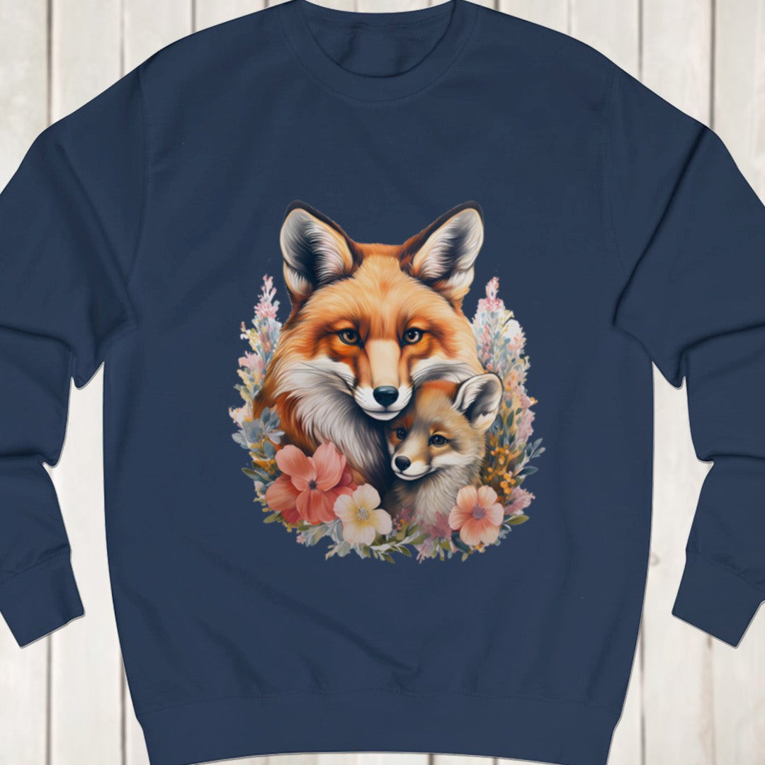 Vos met jong sweatshirt