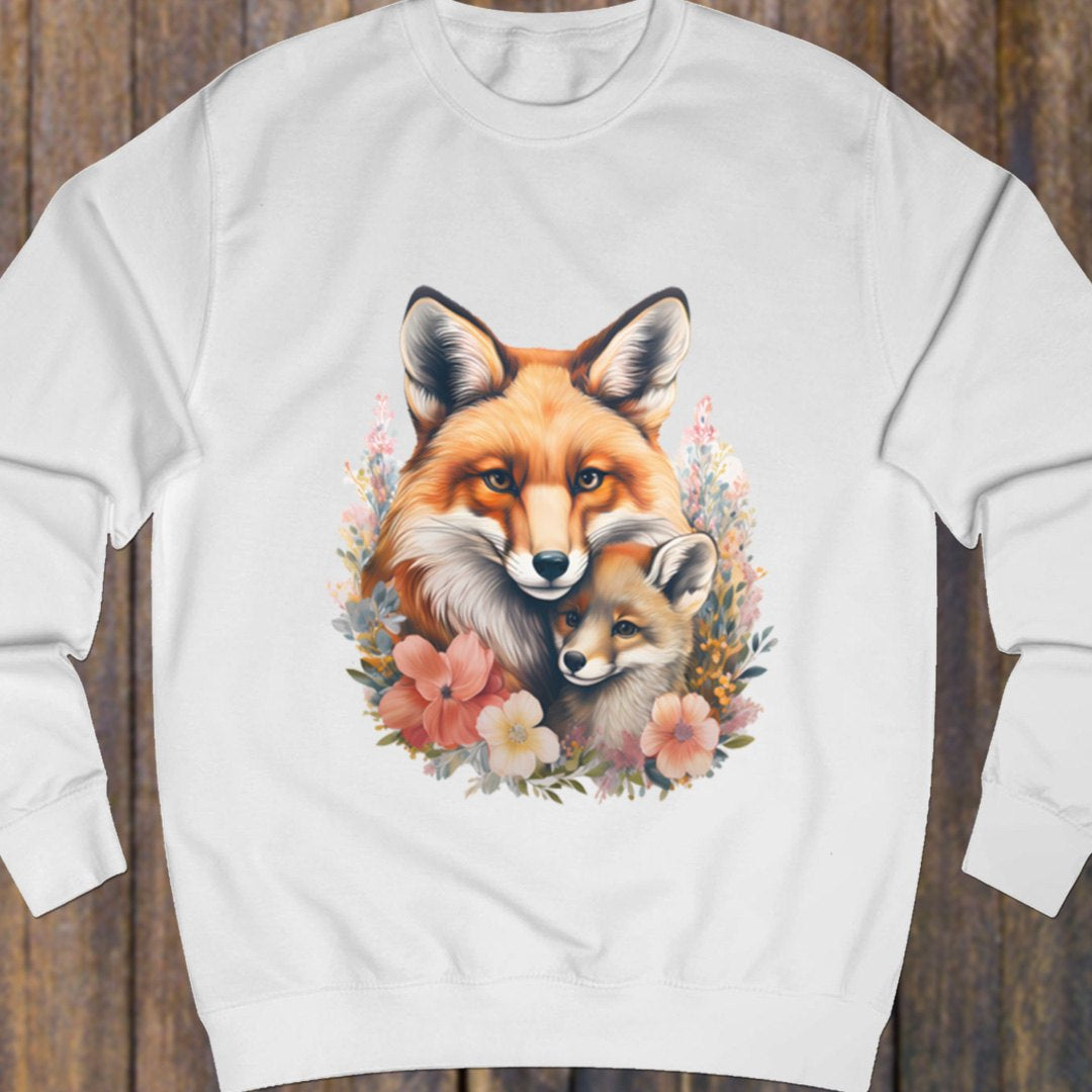 Vos met jong sweatshirt