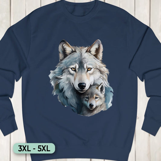 Wolf met Jong Sweatshirt+