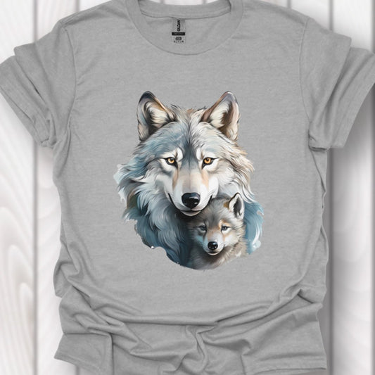 Wolf met Jong T‑Shirt