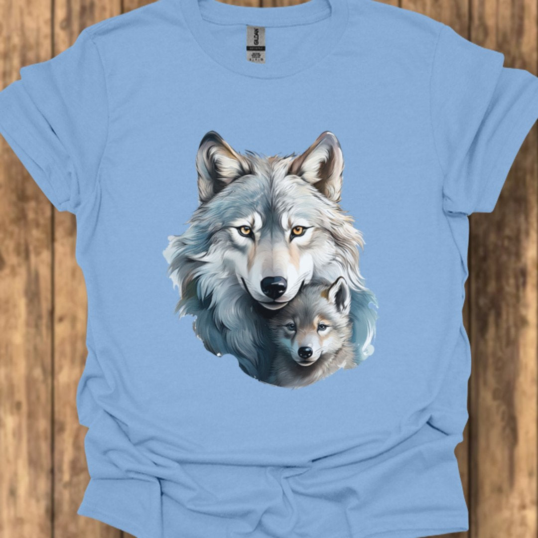 Wolf met Jong T‑Shirt